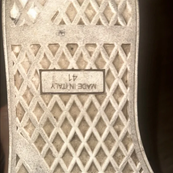 Men's Size 41 Giuseppe Zanotti High-Top Sneakers in Brown and White - Picture 5 of 7